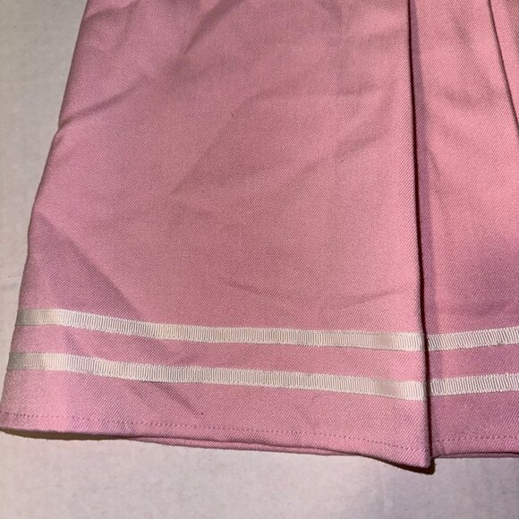 Urban Outfitters Baby Pink Uniform Cheerleader Skirt Side Zip Womens Large - Picture 2 of 8